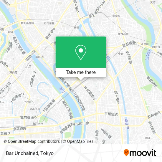 Bar Unchained map