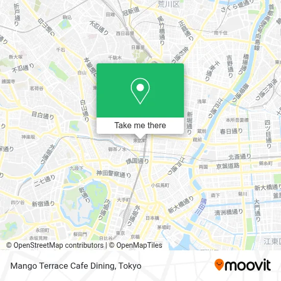 Mango Terrace Cafe Dining map