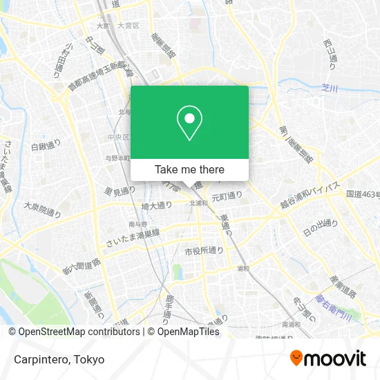 Carpintero map
