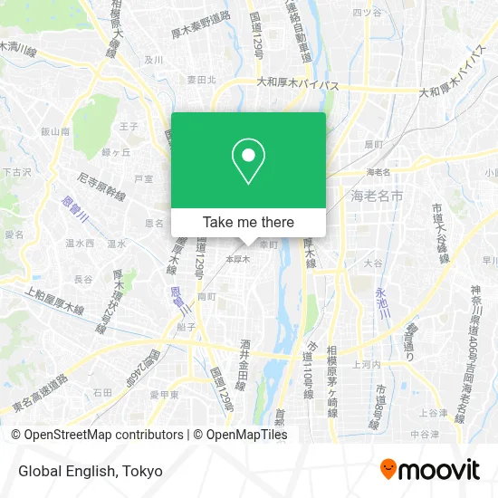 Global English map