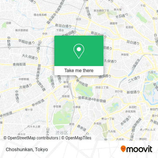 Choshunkan map