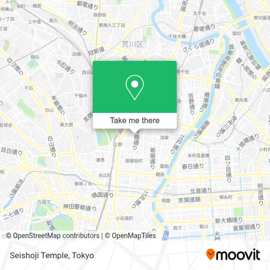 Seishoji Temple map