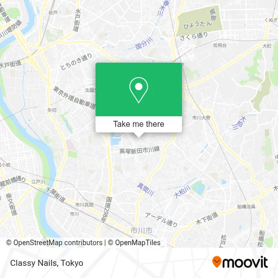 Classy Nails map