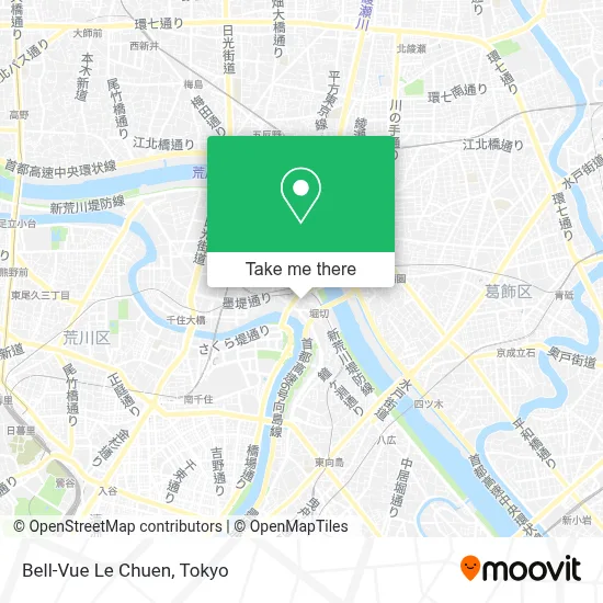 Bell-Vue Le Chuen map