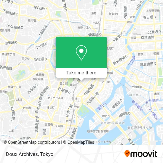 Doux Archives map
