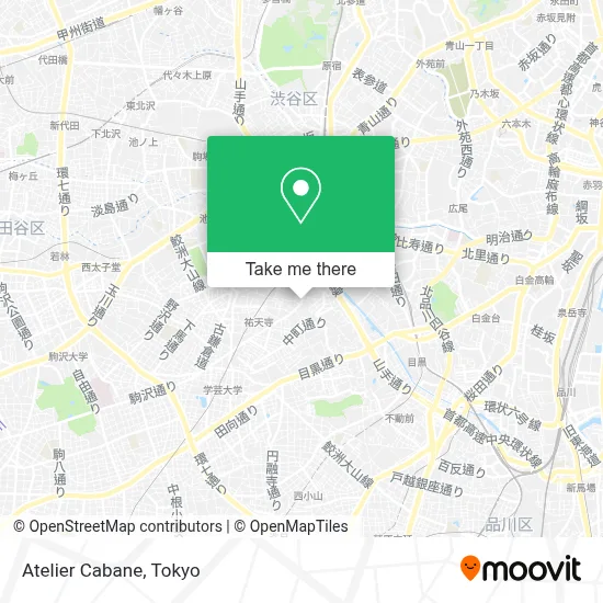 Atelier Cabane map