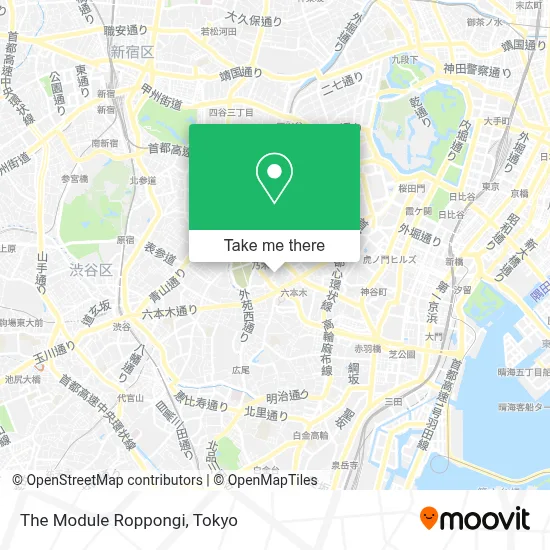 The Module Roppongi map