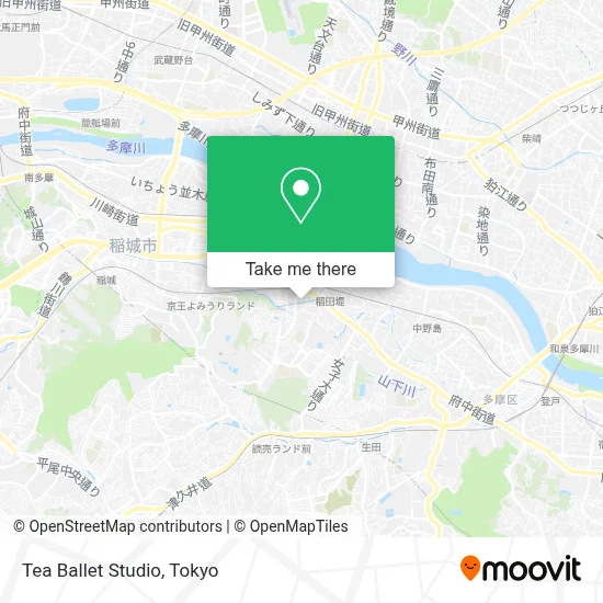 Tea Ballet Studio map