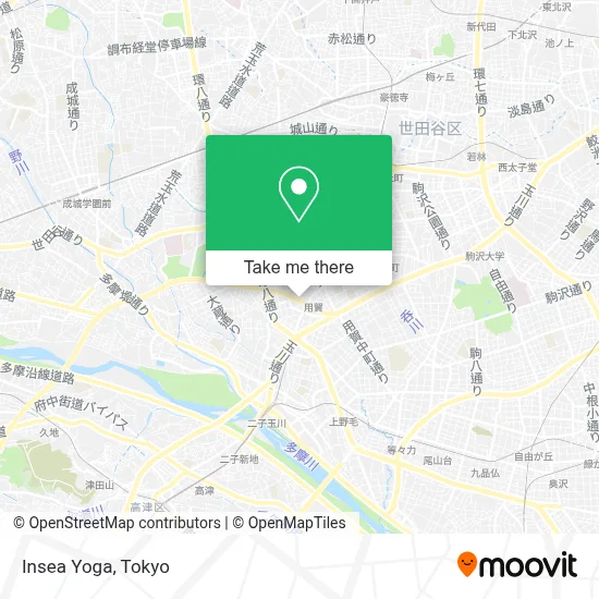 Insea Yoga map