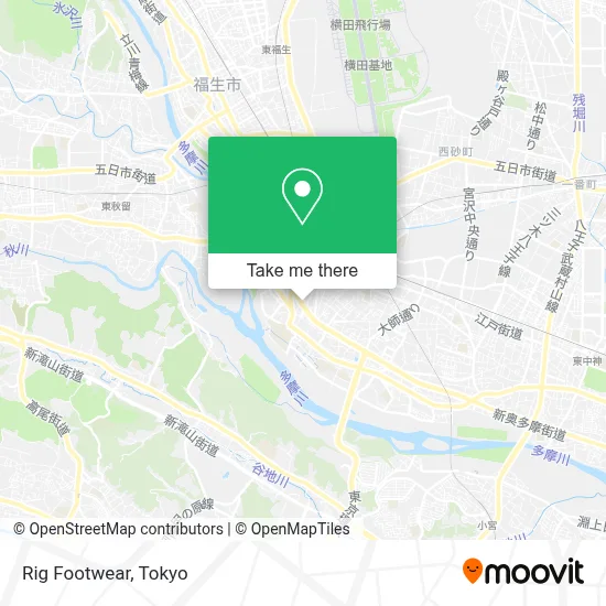Rig Footwear map