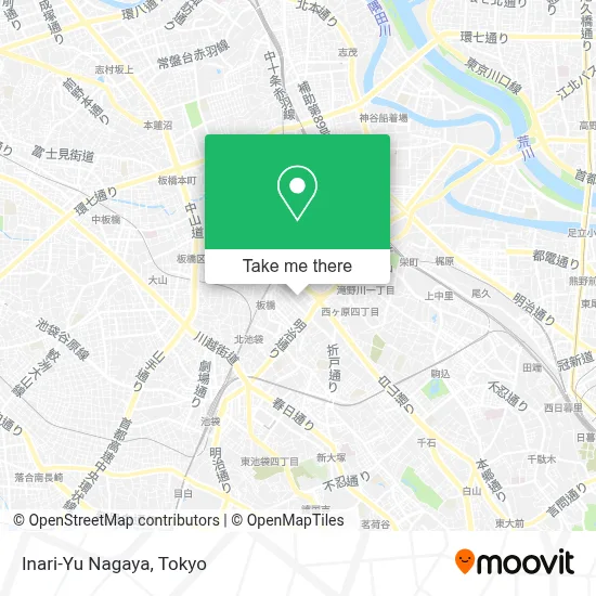 Inari-Yu Nagaya map