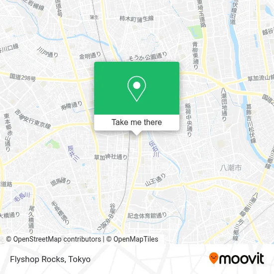 Flyshop Rocks map