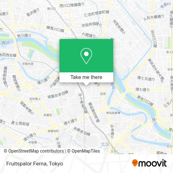 Fruitspalor Ferna map