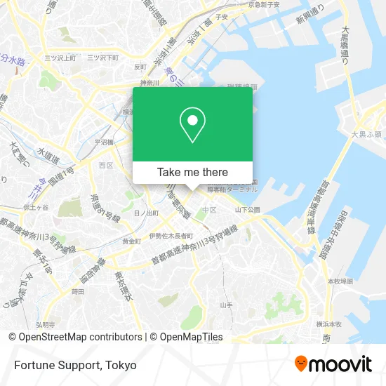 Fortune Support map