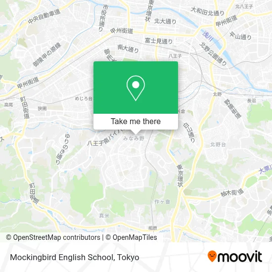 Mockingbird English School map