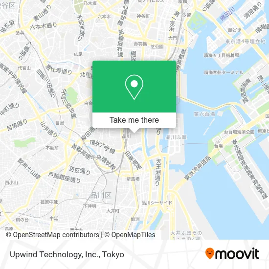 Upwind Technology, Inc. map