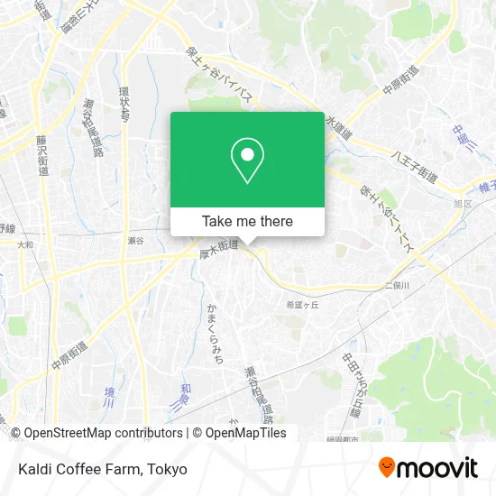 Kaldi Coffee Farm map