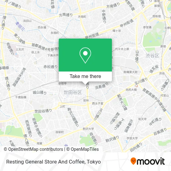 Resting General Store And Coffee map