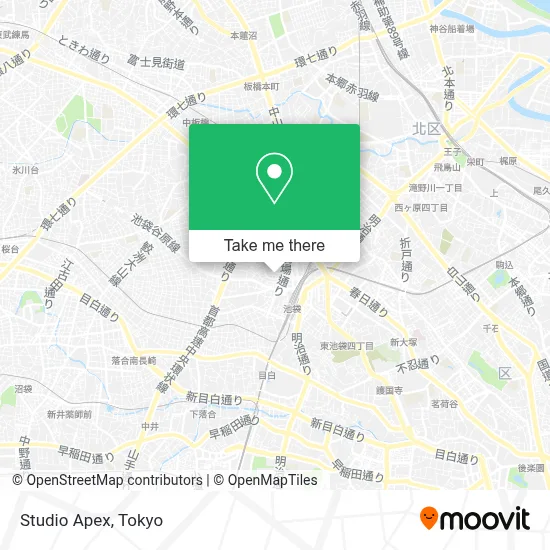 Studio Apex map