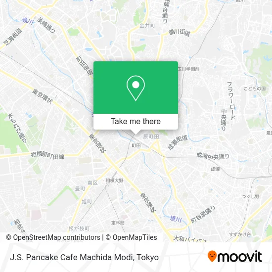 J.S. Pancake Cafe Machida Modi map