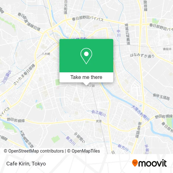 Cafe Kirin map