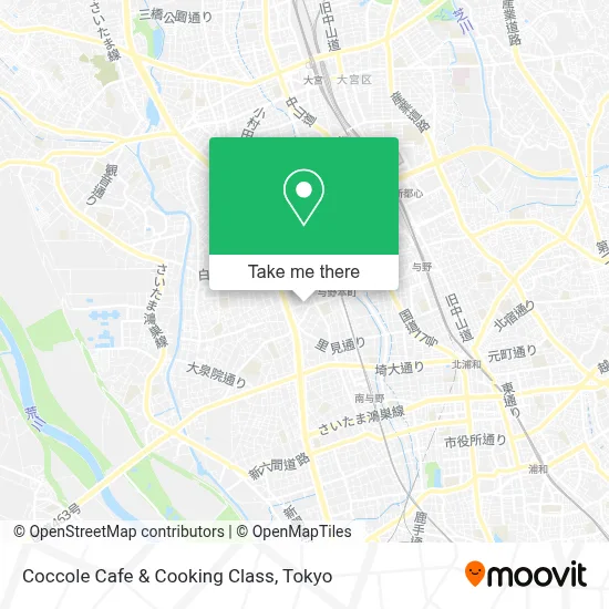 Coccole Cafe & Cooking Class map
