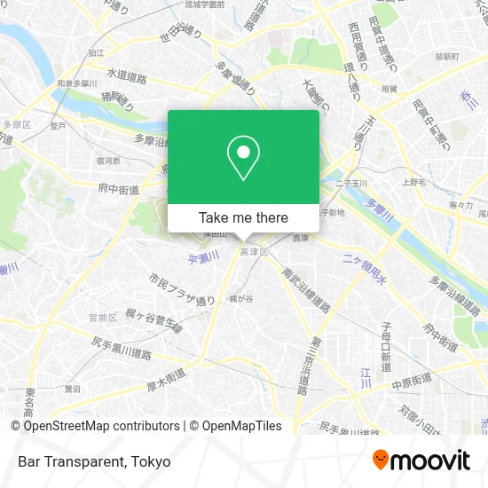 Bar Transparent map