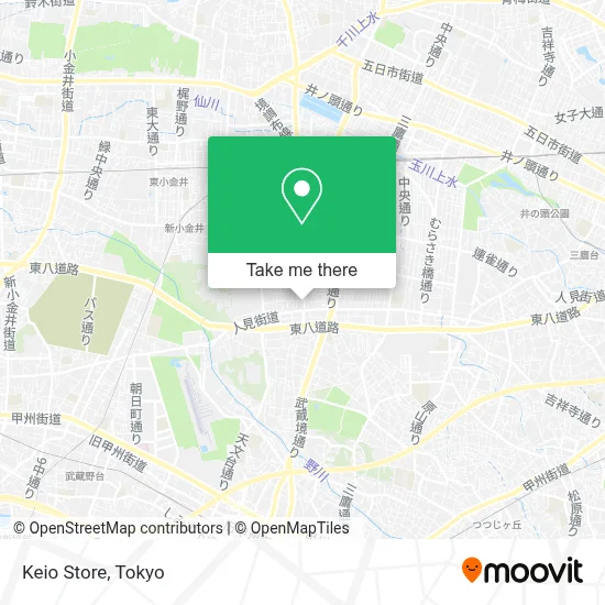 Keio Store map