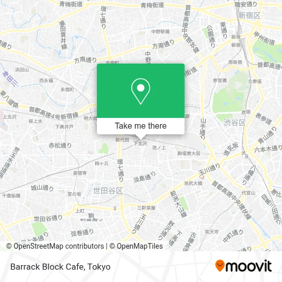 Barrack Block Cafe map