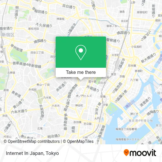 Internet In Japan map