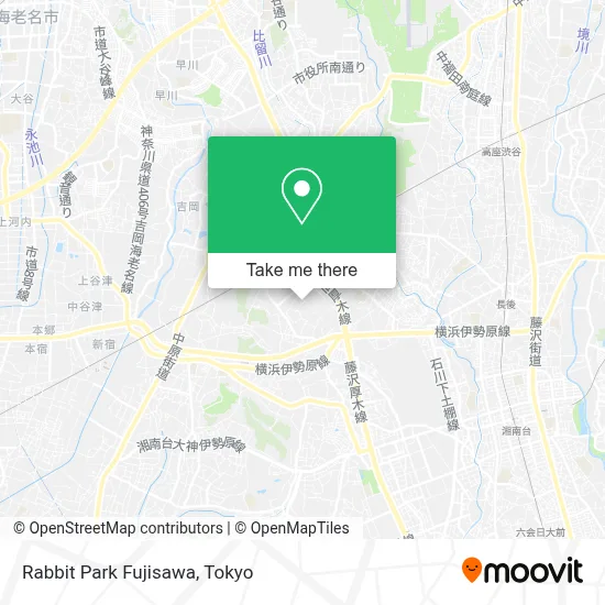 Rabbit Park Fujisawa map