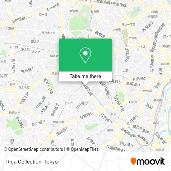 Riga Collection map