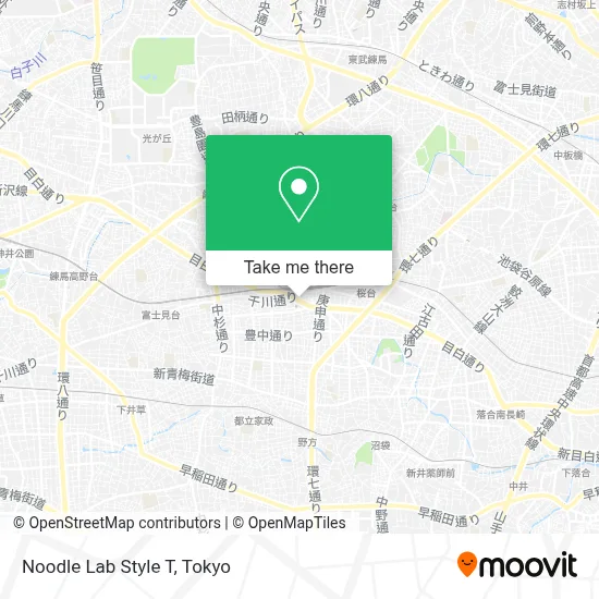Noodle Lab Style T map