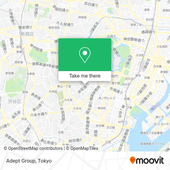Adept Group map