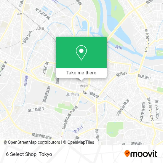 6 Select Shop map