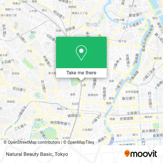 Natural Beauty Basic map