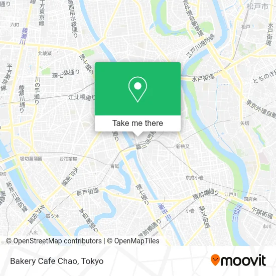 Bakery Cafe Chao map