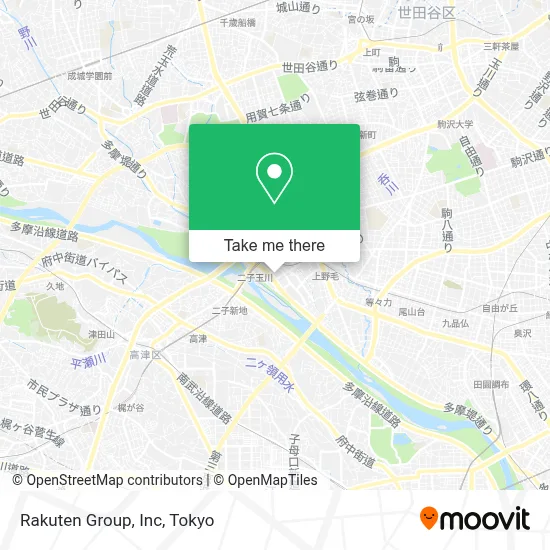 Rakuten Group, Inc map