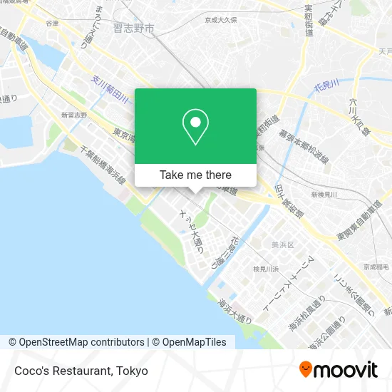 Coco's Restaurant map