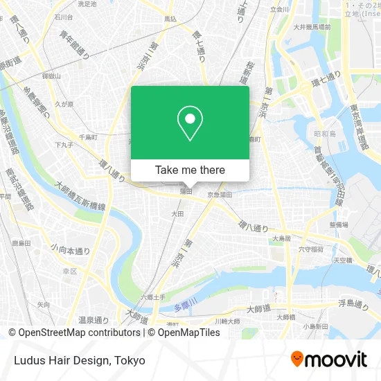 Ludus Hair Design map