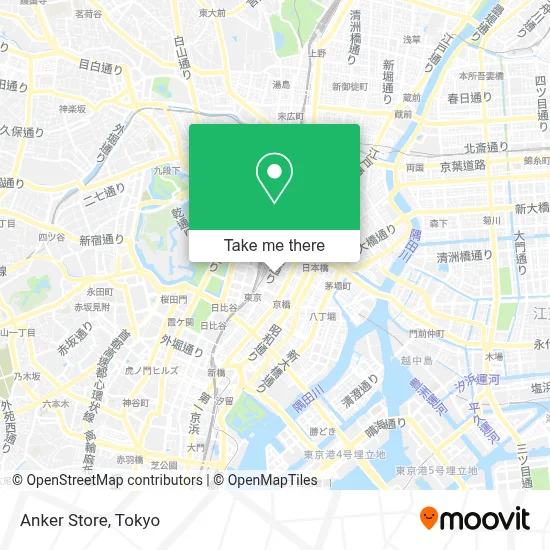 Anker Store map