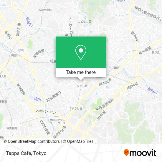 Tapps Cafe map