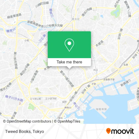Tweed Books map