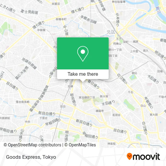 Goods Express map