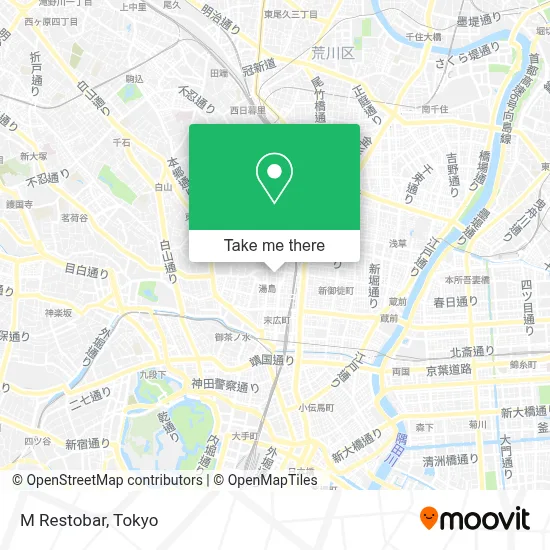 M Restobar map