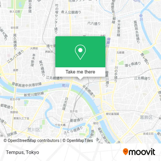 Tempus map