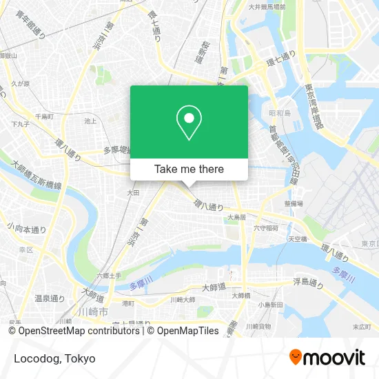 Locodog map