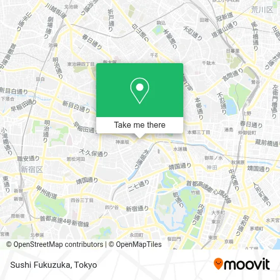 Sushi Fukuzuka map