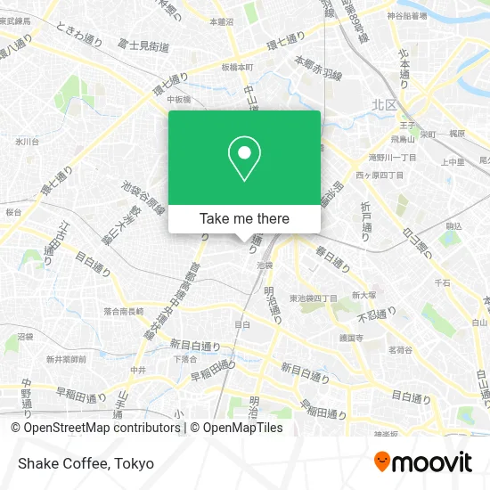 Shake Coffee map