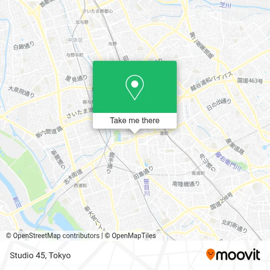 Studio 45 map
